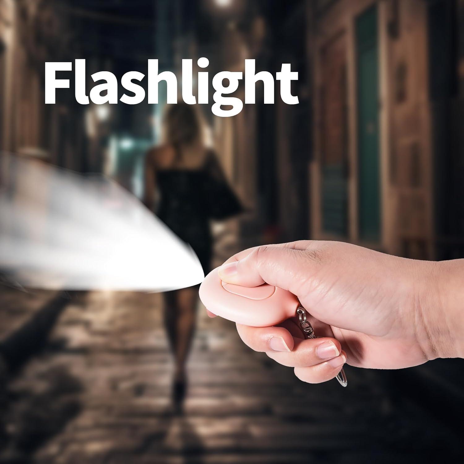 Alarma de Seguridad Portátil Mingvsky PF-702 130 dB Rosa