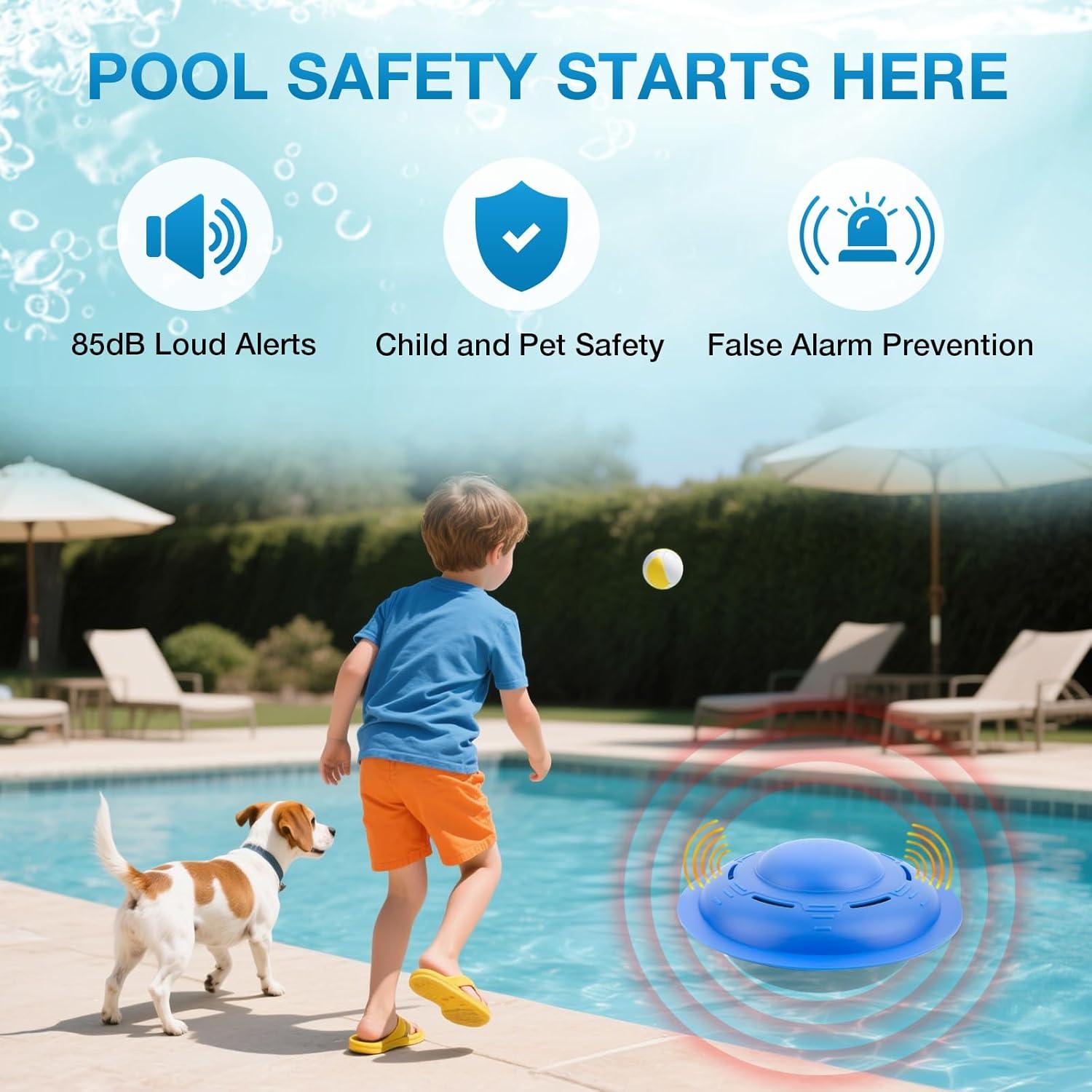Alarma de Piscina LAJBZ AL-01 con Sensibilidad Ajustable