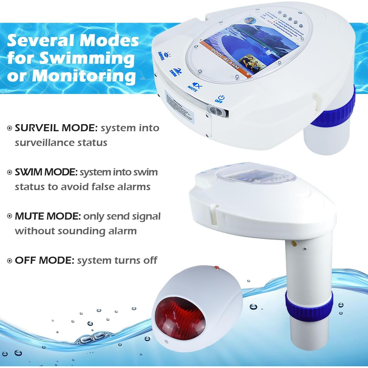 Alarma de Piscina Inalámbrica 2win2buy JB-P03 con Sensor de Movimiento