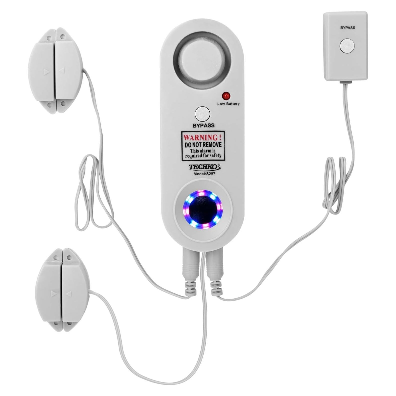 Alarma de Piscina Techko S287 con Luz Estroboscópica 115 dB