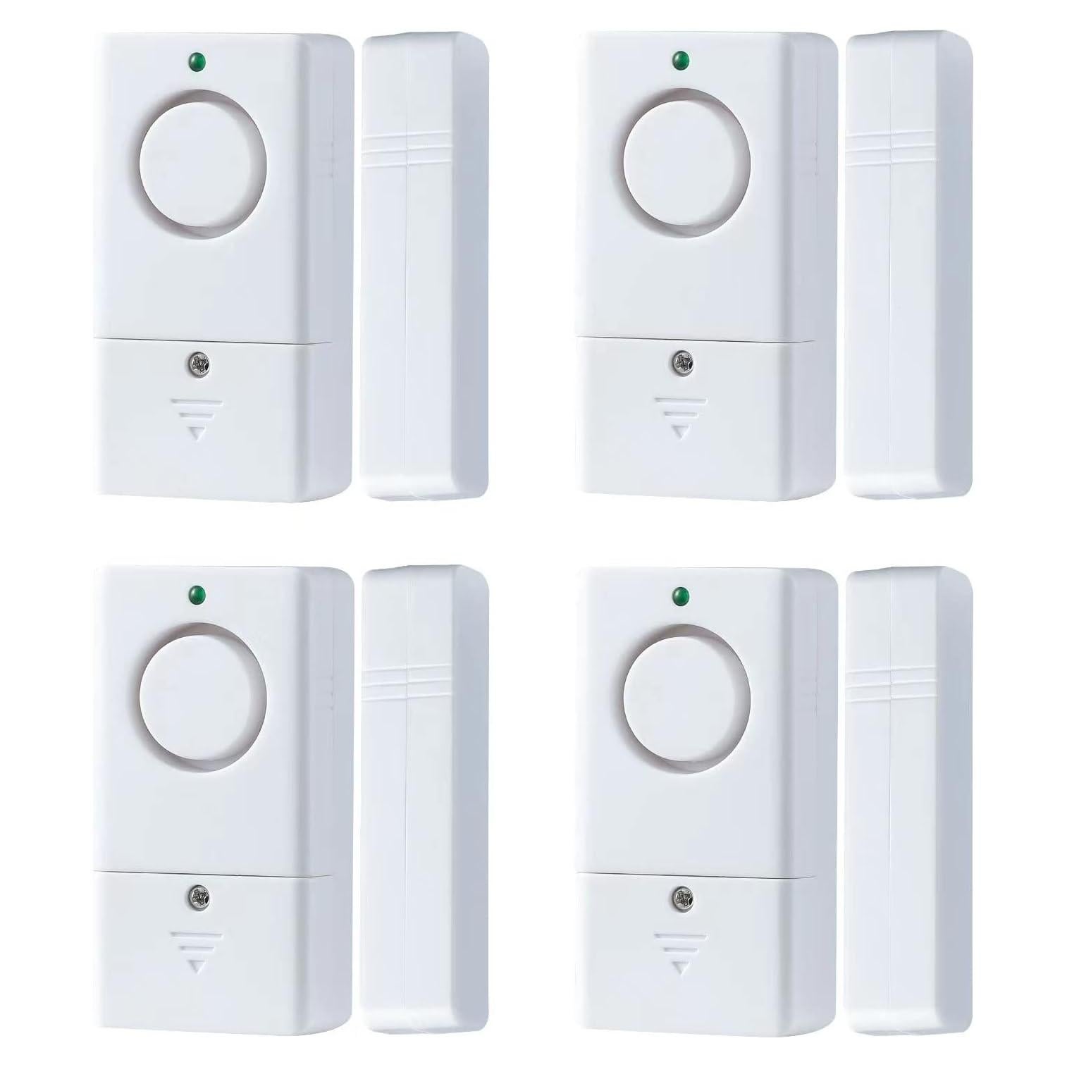 Sensor de Alarma para Puertas Ranisny 120dB - 4 Paquete