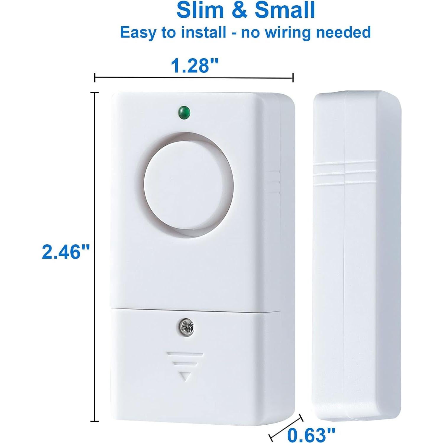 Sensor de Alarma para Puertas Ranisny 120dB - 4 Paquete