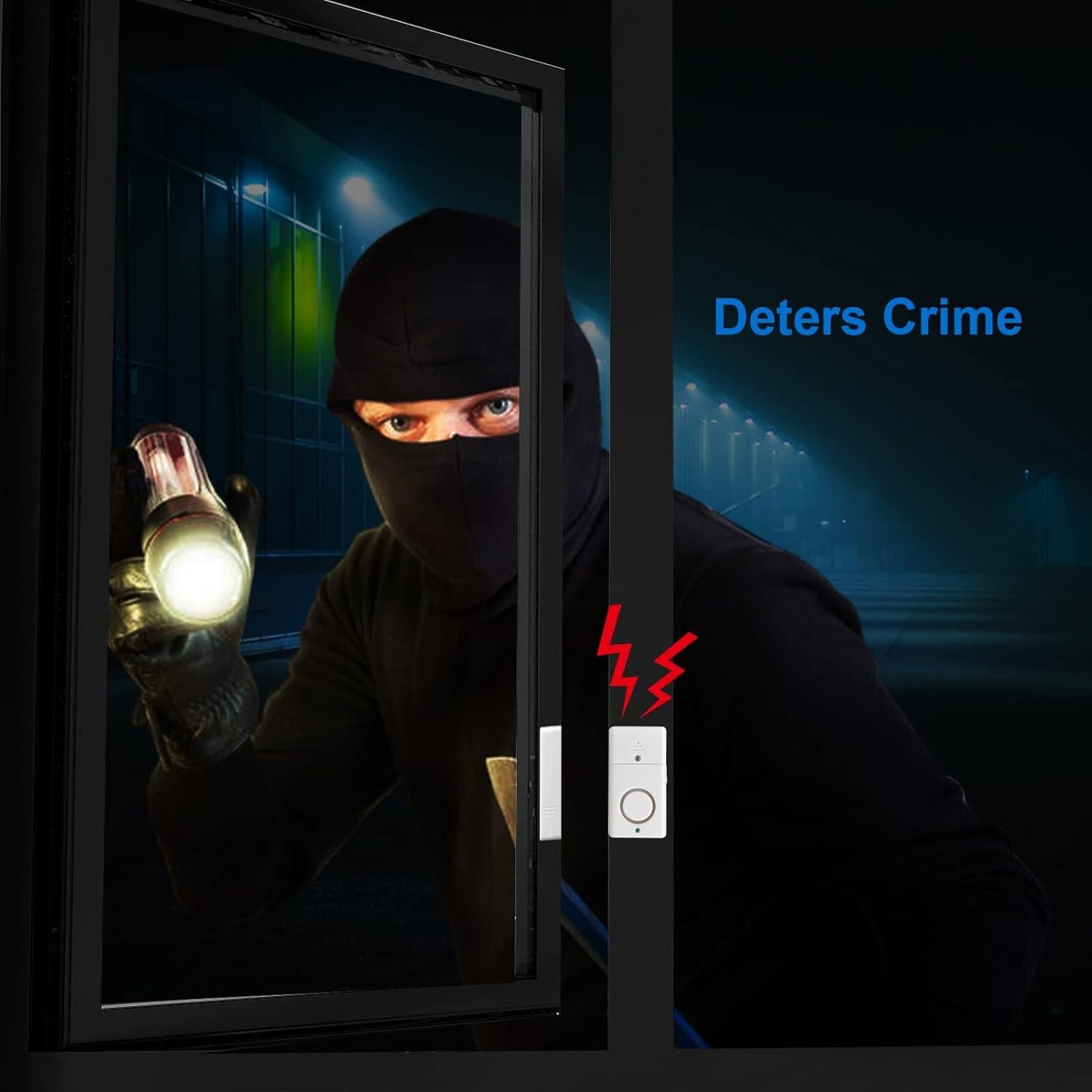 Sensor de Alarma para Puertas Ranisny 120dB - 4 Paquete