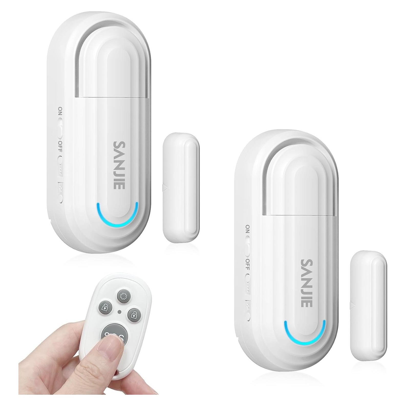 Alarmas de Puerta Inalámbricas Sanjie con Control Remoto 120dB