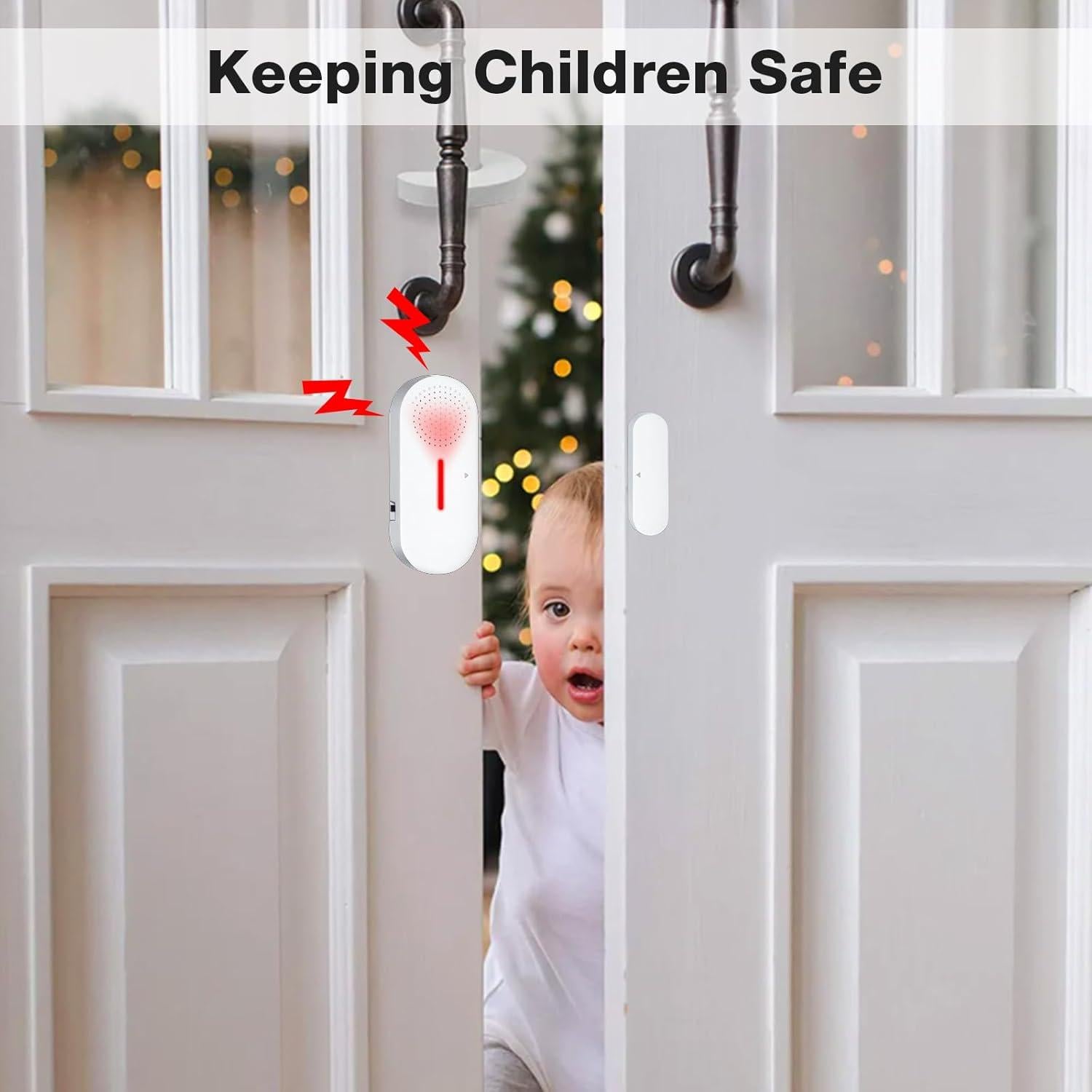 Alarma Inalámbrica para Puerta y Ventana Hiistar 95dB - 2 Piezas