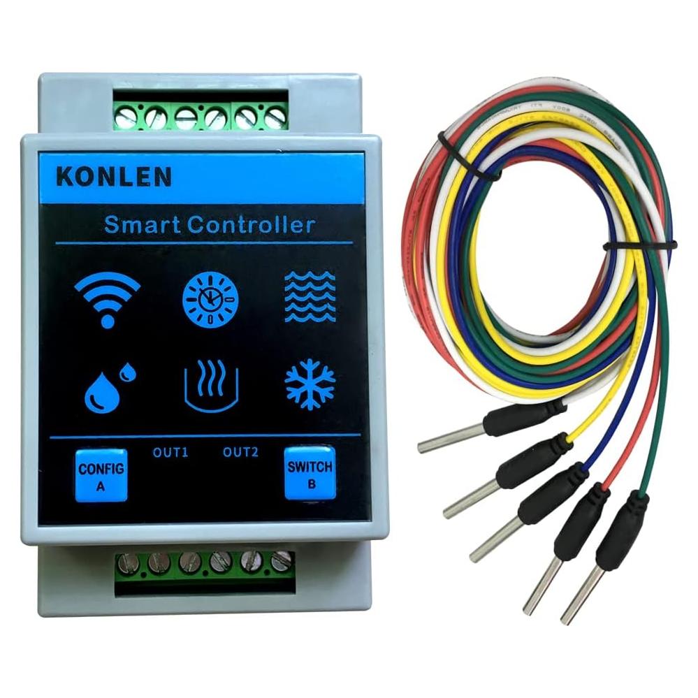 Controlador de Nivel de Agua Inteligente Tuya WiFi 12V