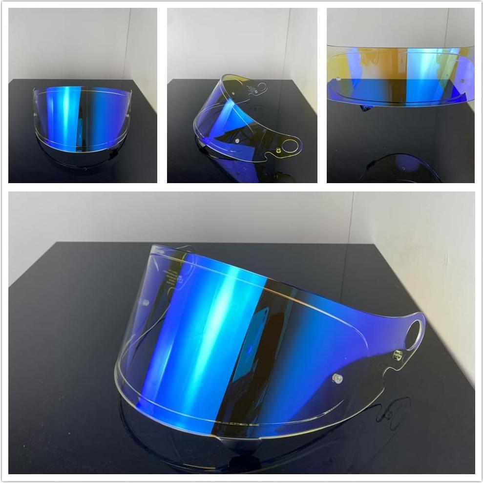 Visera de Casco BSTOP Glamster CPB-1V Revo Claro Rojo