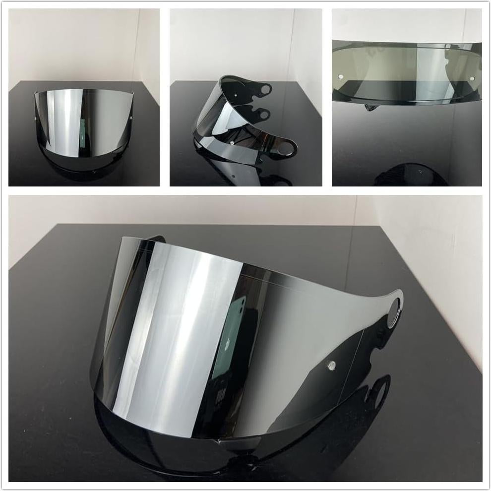 Visera de Casco BSTOP Glamster CPB-1V Revo Claro Rojo