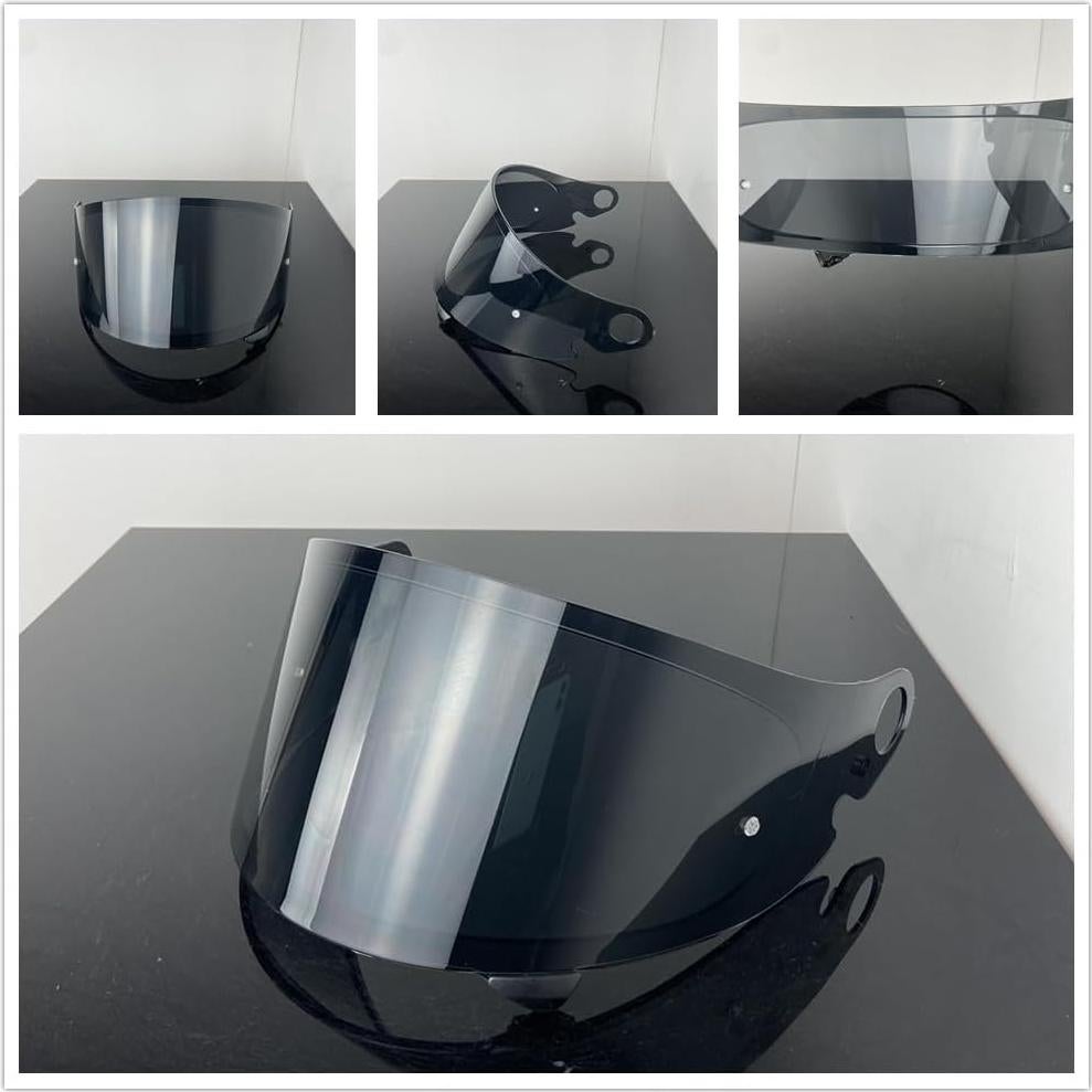 Visera de Casco BSTOP Glamster CPB-1V Revo Claro Rojo