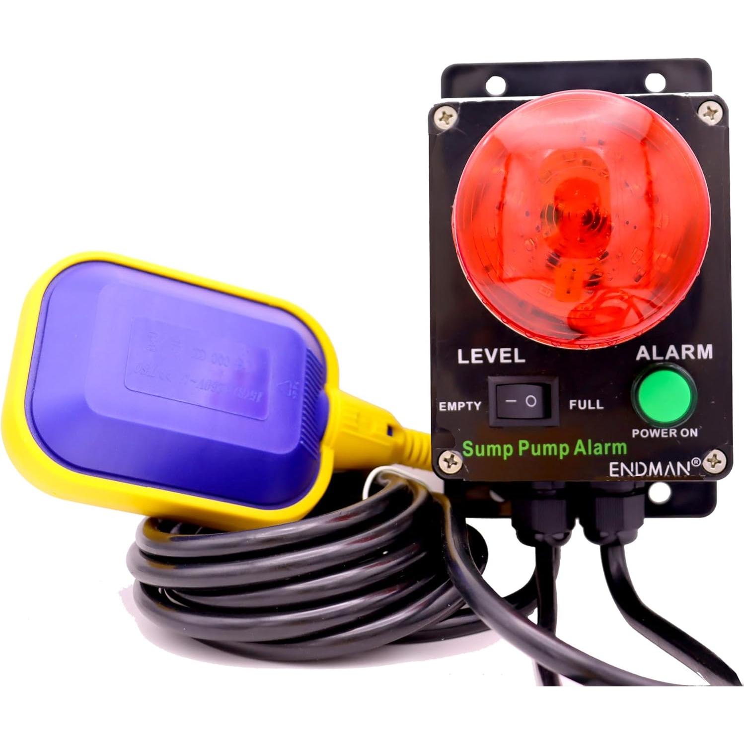 Alarma de Nivel de Agua Alta/Baja ENDMAN ED-FE01 110dB LED