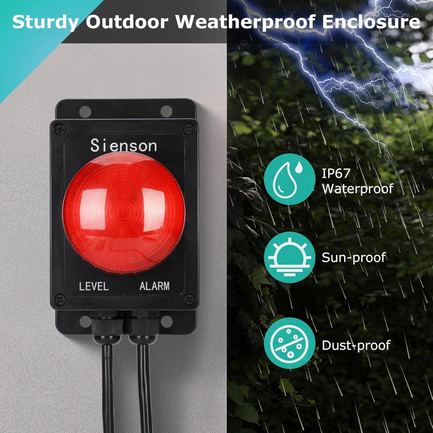 Alarma de Bomba de Sump Sienson 110dB con Flotador 10 pies