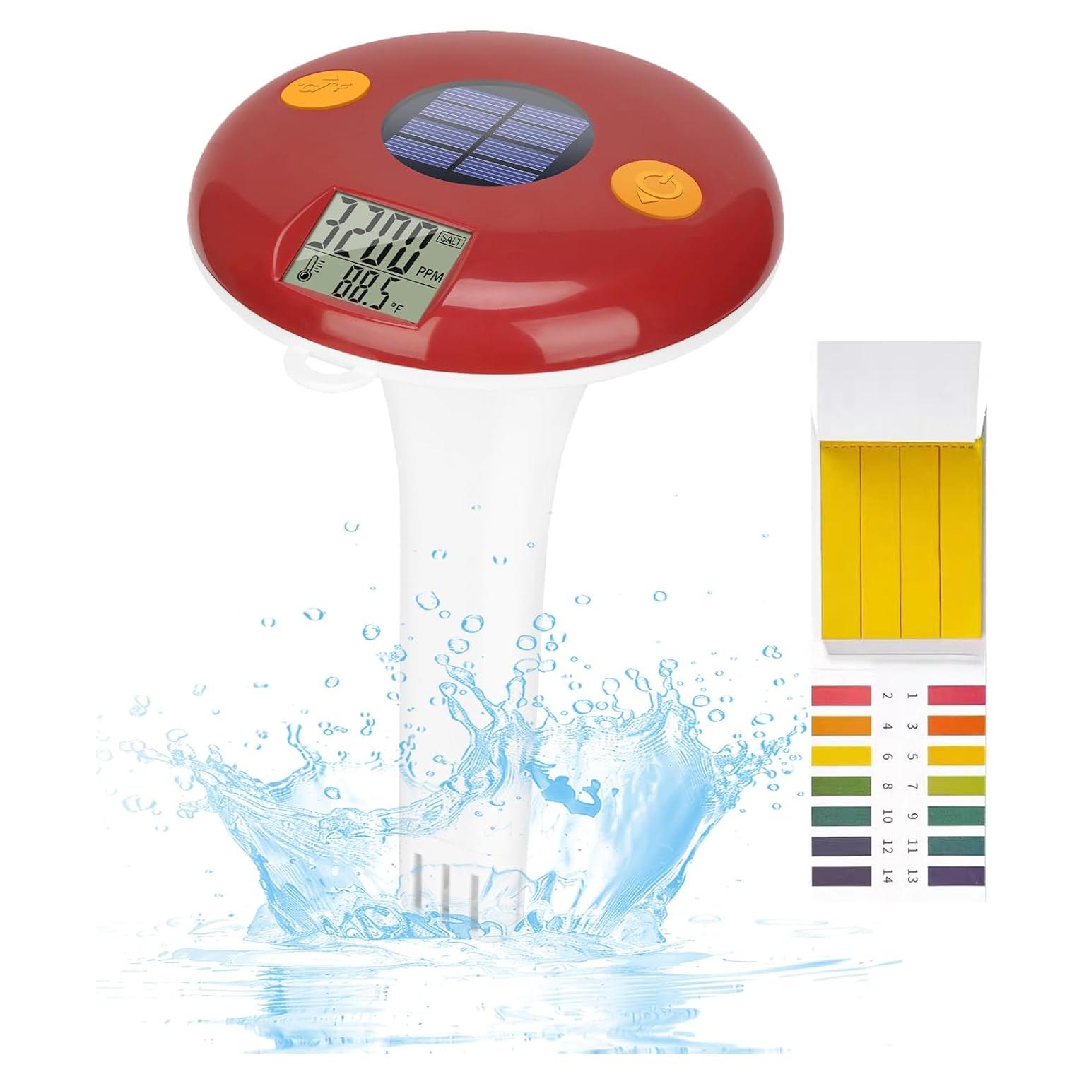 Probador de Salinidad GIDIGI para Piscinas con Tiras de pH