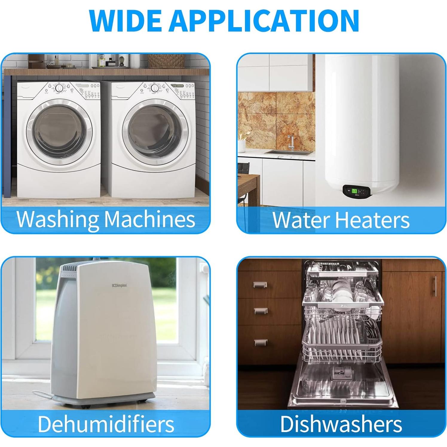 Detector de Fugas de Agua Ortis HLDA, Alarma 95 dB, Previene Inundaciones