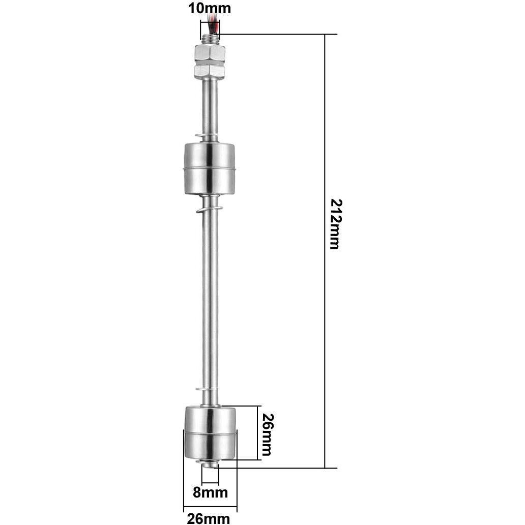 Interruptor de Flotador uxcell M10 para Control de Nivel de Agua