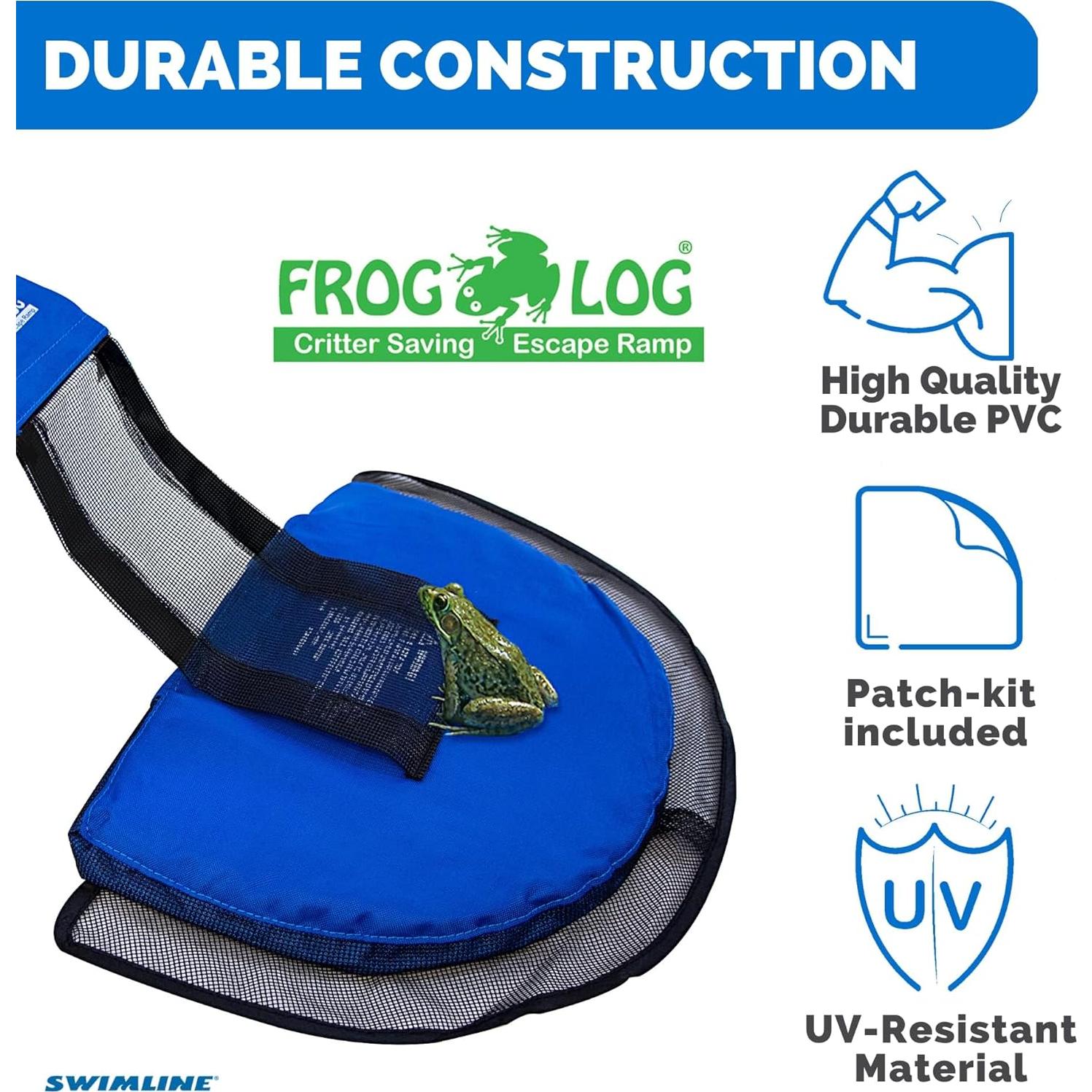 Rampa de Escape para Animales Swimline FrogLog 70200 - Azul