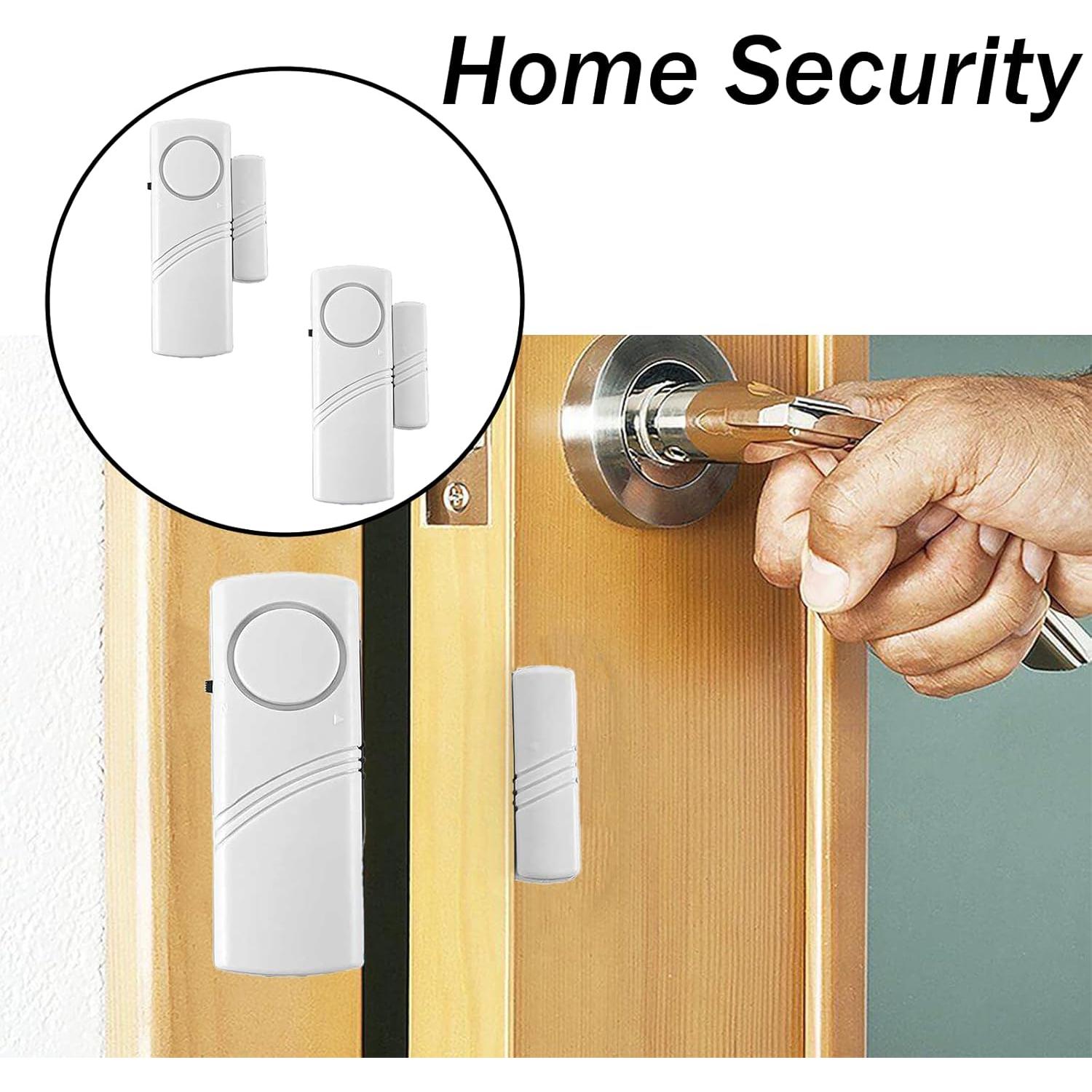 Paquete de 2 Alarmas Magnéticas Dogxiong para Puertas y Ventanas