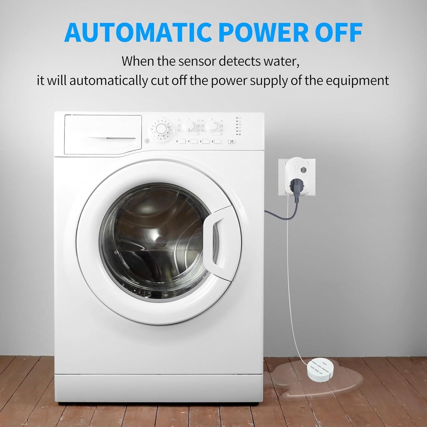 Detector de Fugas de Agua Ortis HLDA-01W, Alarma 95 dB