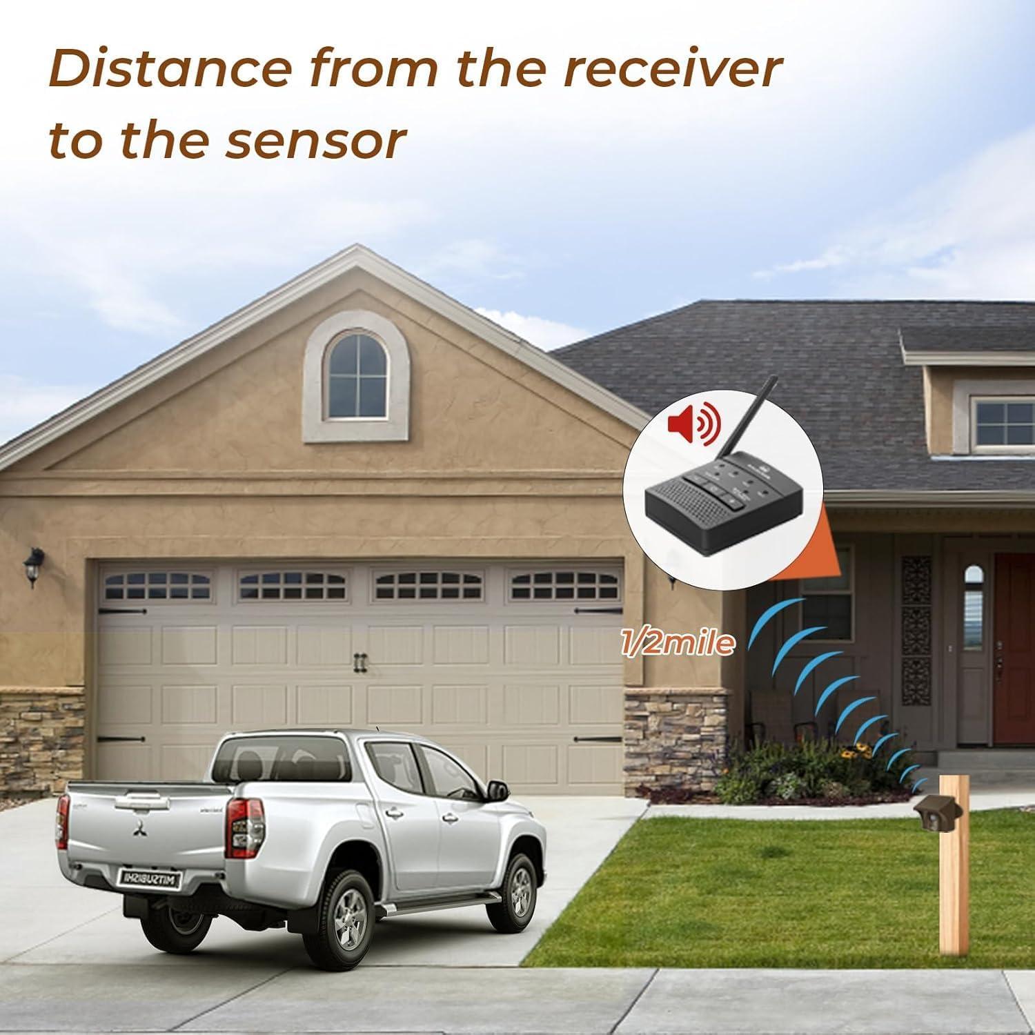 Alarma Inalámbrica eMACROS con Sensor de Movimiento 0.8 km