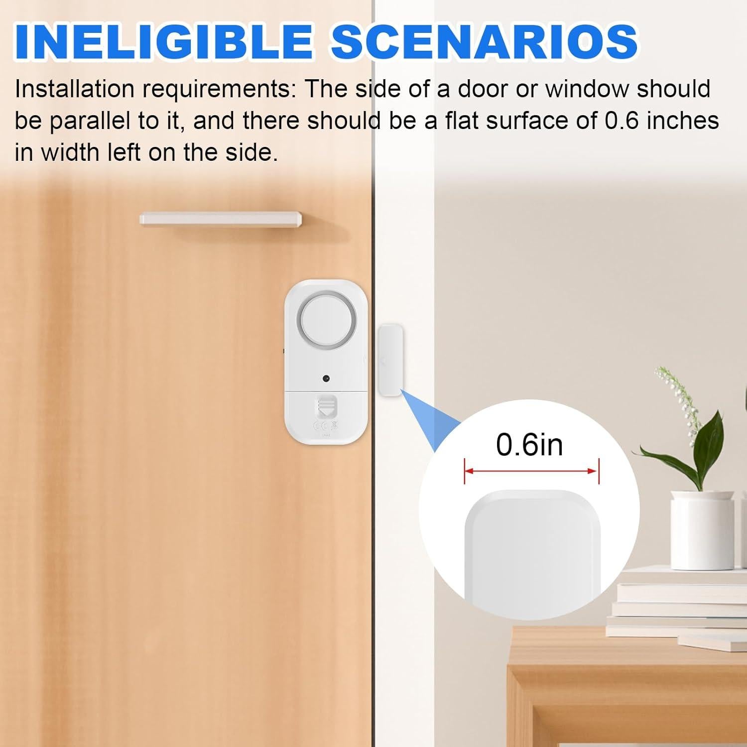 Alarmas para Puertas y Ventanas ANKOSHUN - Paquete de 8