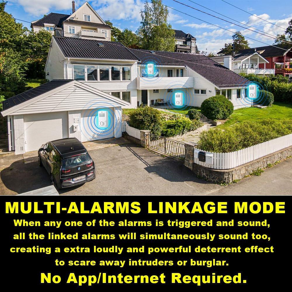 Alarma de Movimiento Mosaic 135dB Inalámbrica con Teclado