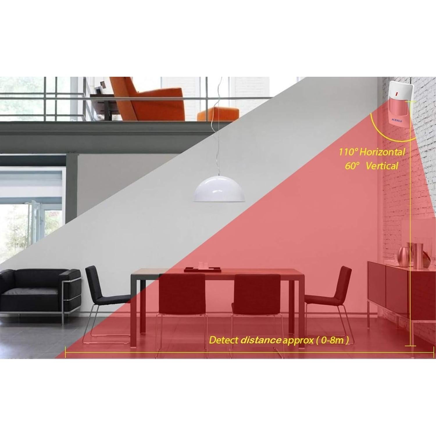 Sistema de Alarma de Seguridad KERUI H01 Inalámbrico DIY con Sensores