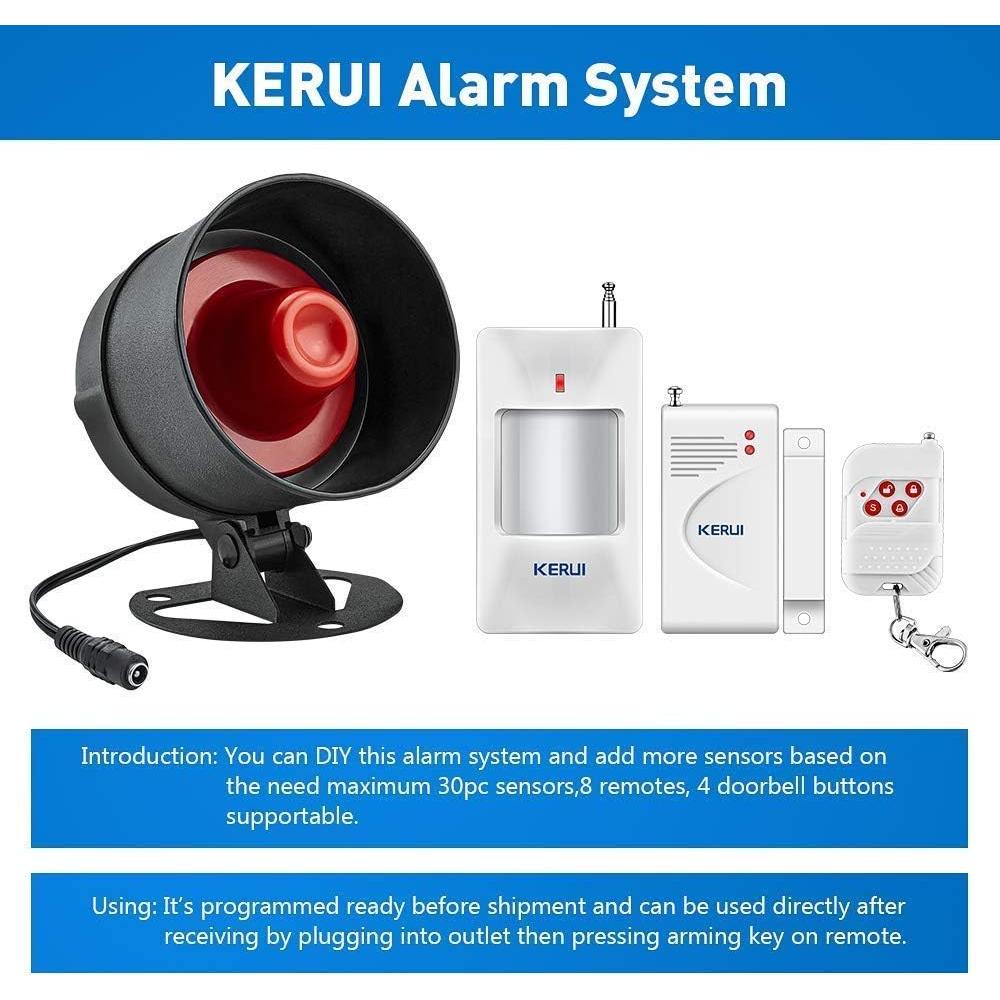 Sistema de Alarma de Seguridad KERUI H01 Inalámbrico DIY con Sensores