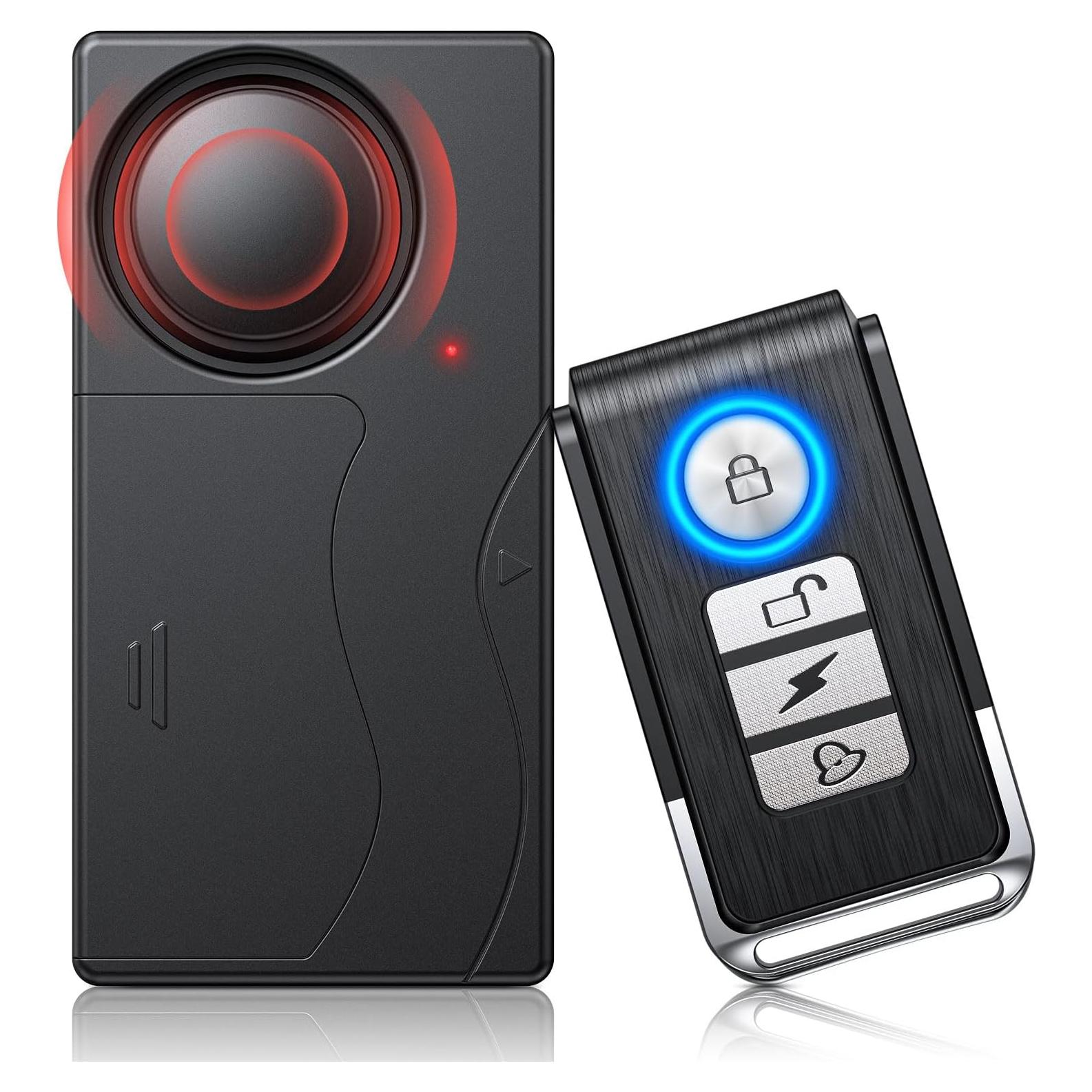 Sistema de Alarma Antirrobo LNKERCO 110dB con Control Remoto