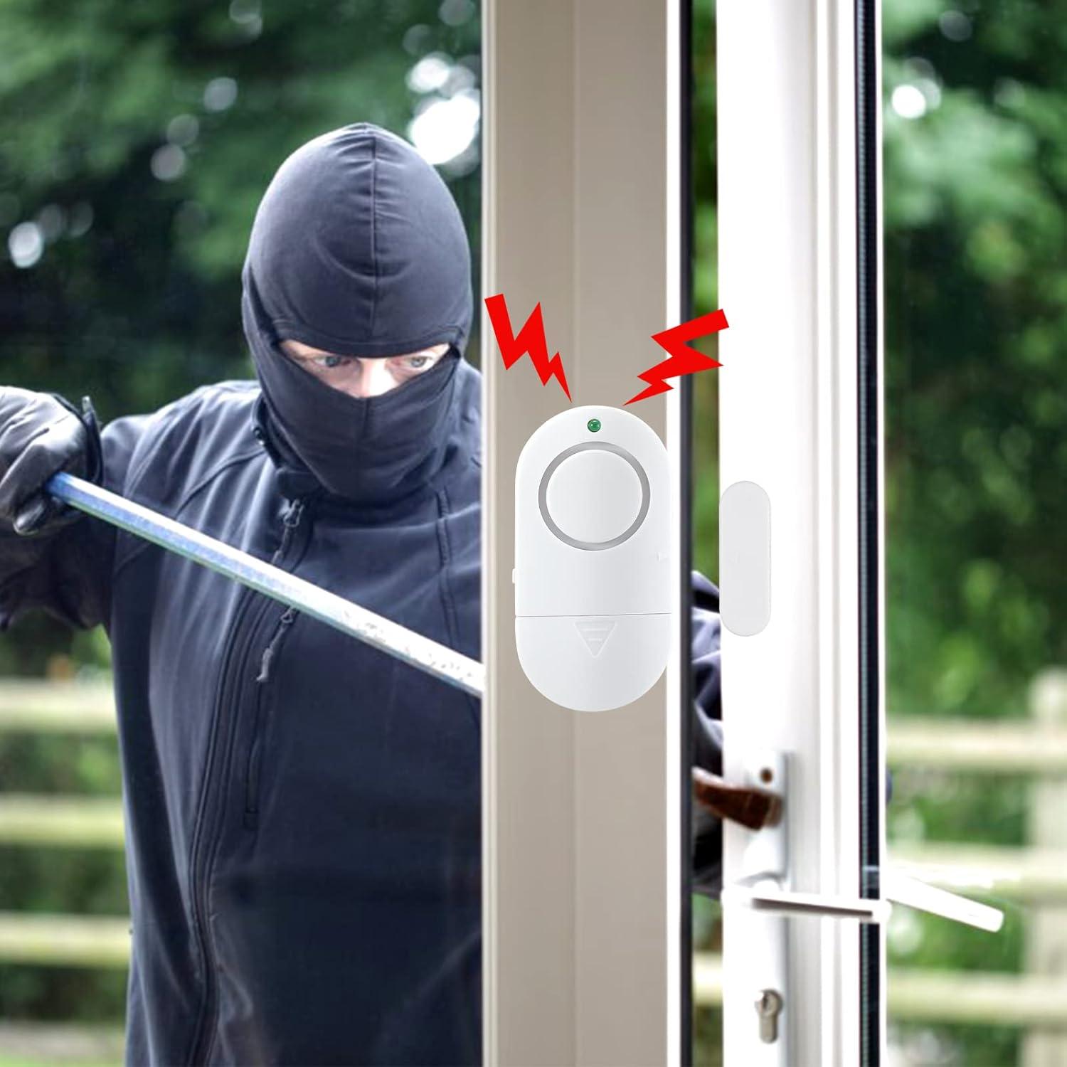 Alarma de Seguridad Zabree 120dB para Puertas y Ventanas - Paquete de 8