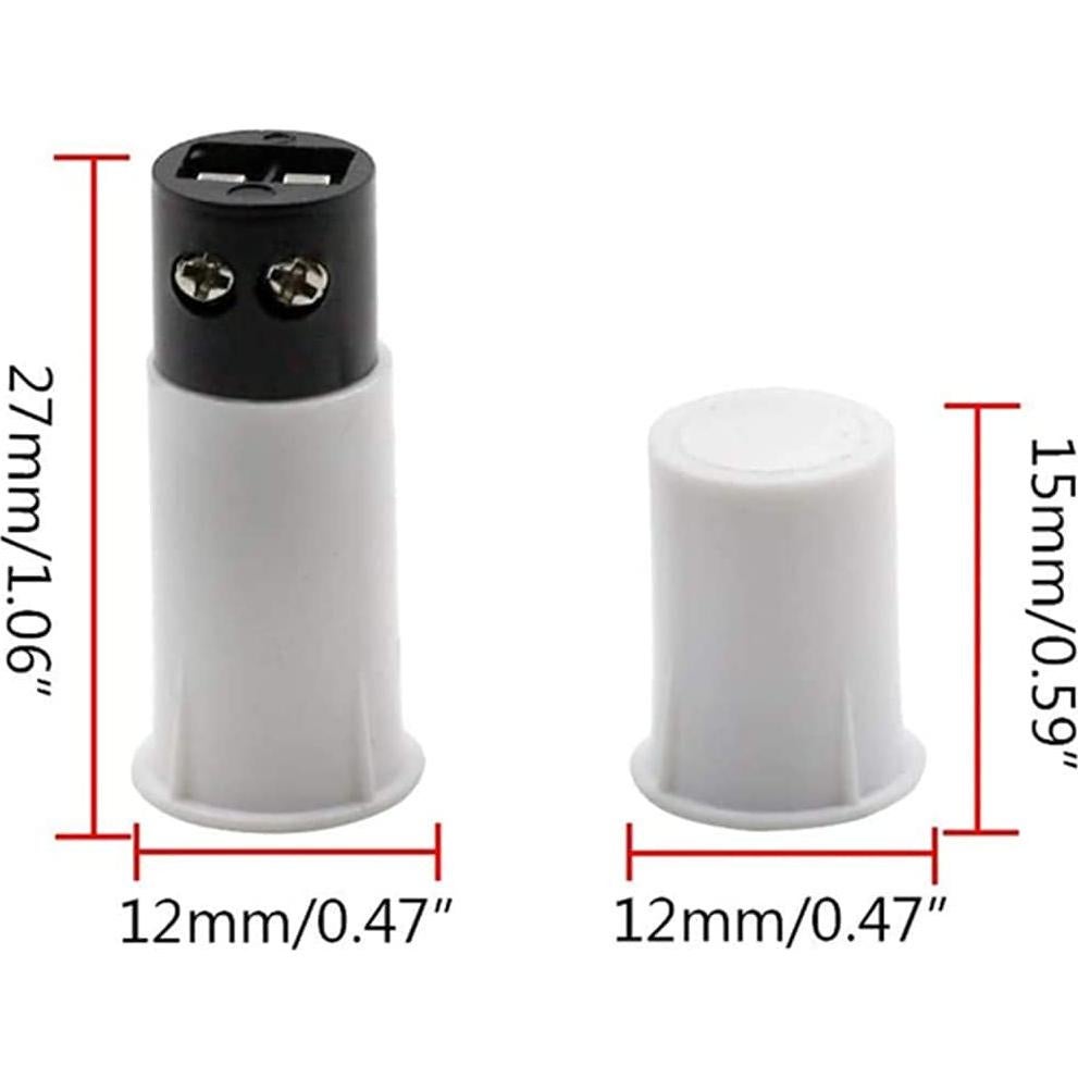 Sensor de Contacto Magnético QMseller MC-33C para Puertas y Ventanas