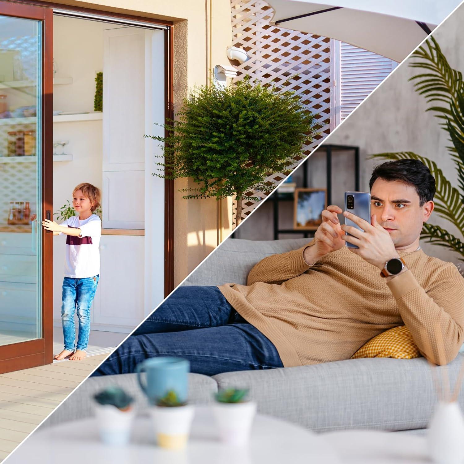 Alarma de puerta WiFi Arka Doorsound 2-pack blanco