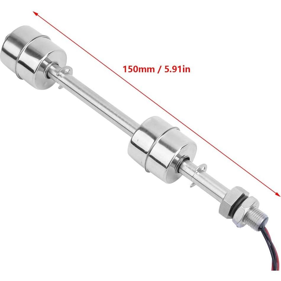 Sensor de nivel de agua acero inoxidable LiebeWH 15cm doble flotador