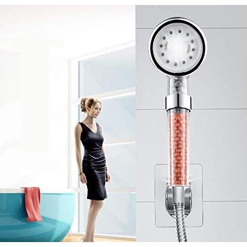 Cabezal de Ducha LED PRUGNA con Manguera 150 cm y Soporte