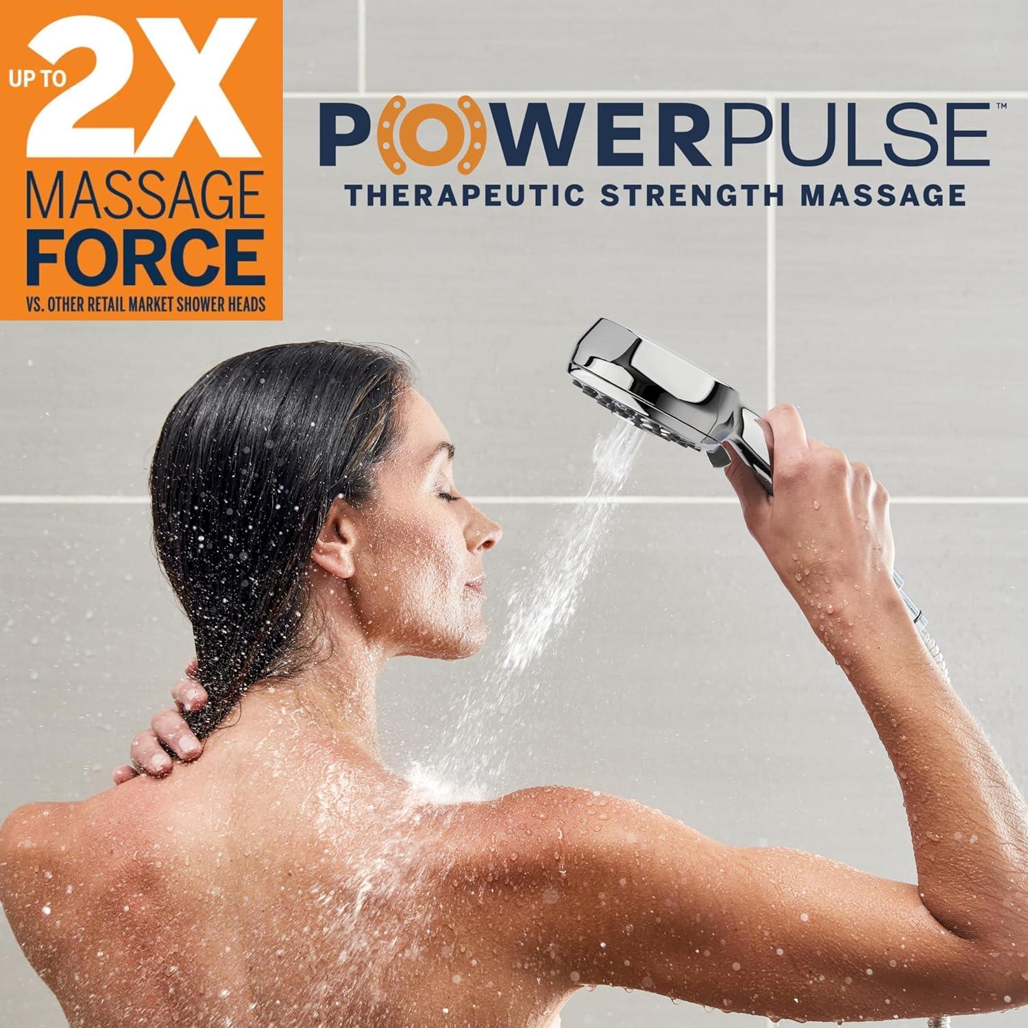 Cabezal de Ducha de Mano Waterpik XPB-763ME Cromo 7 Modos