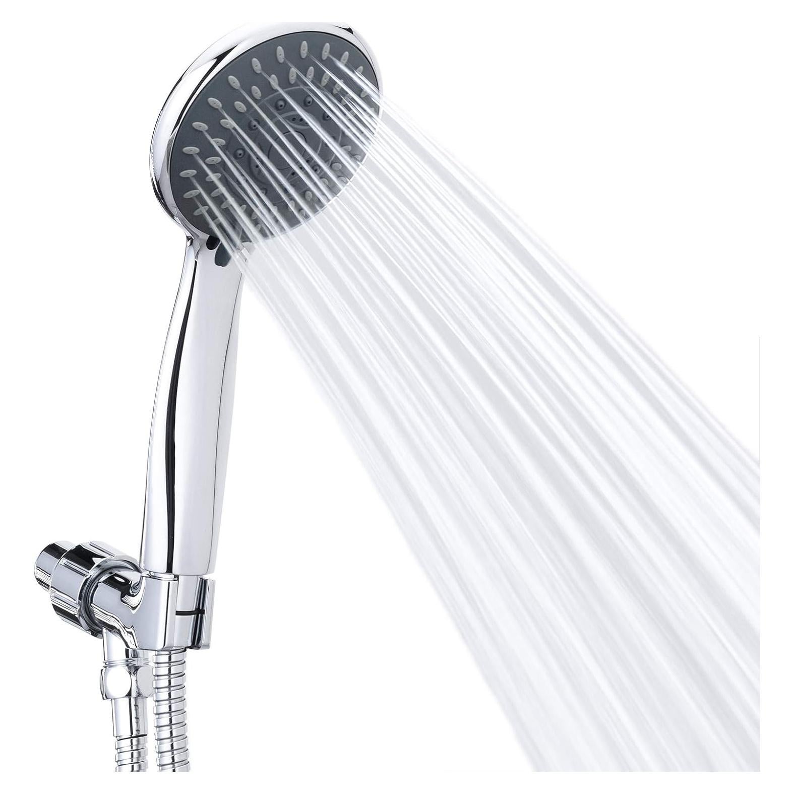 Cabezal de Ducha de Mano Briout Alta Presión 5 Modos 1.5m