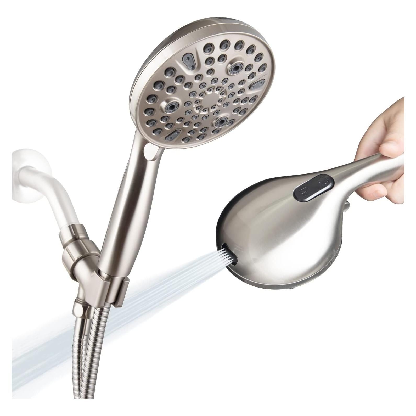 Cabezal de Ducha de Mano Egretshower 10 Modos Alta Presión