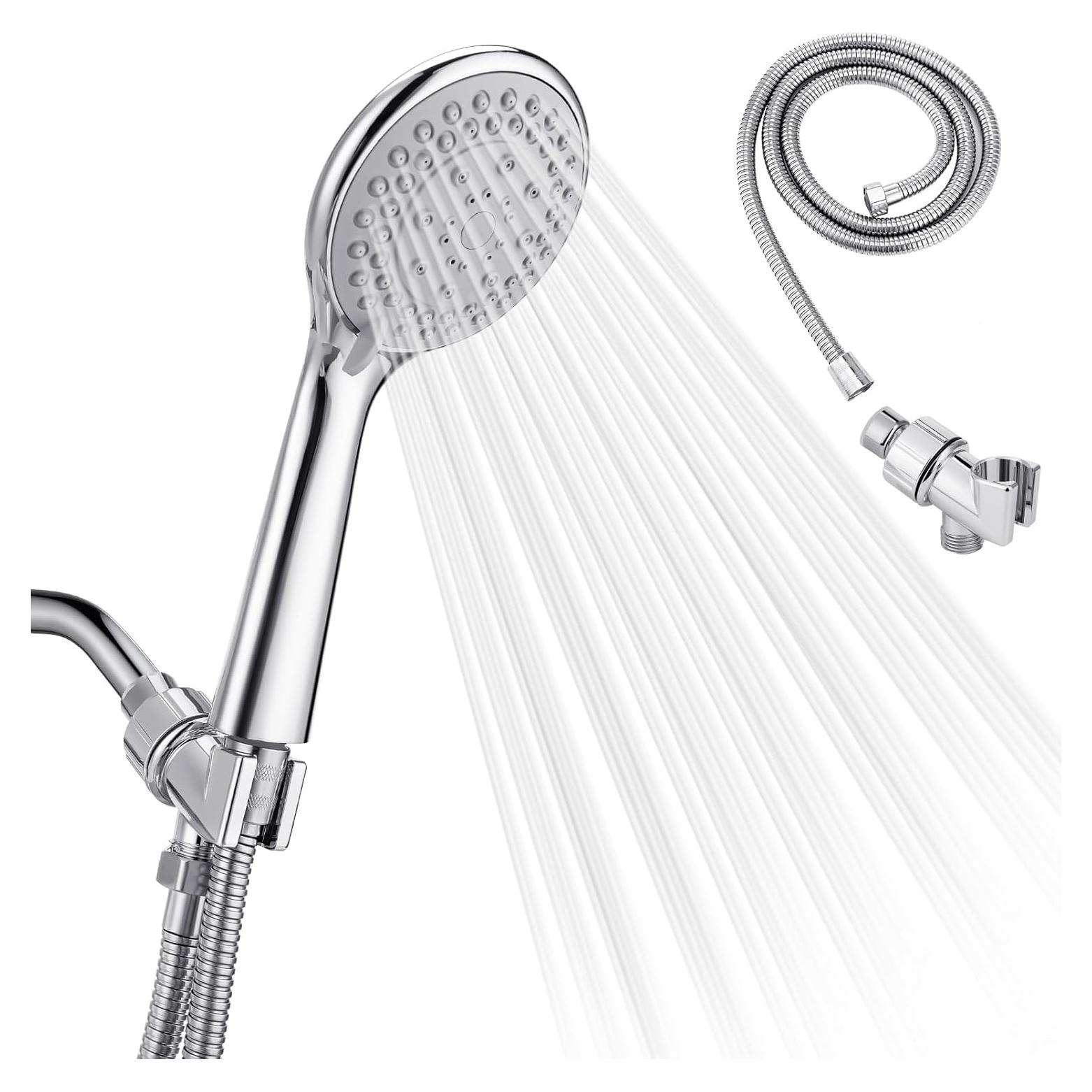 Cabezal de Ducha de Mano LifHap con Manguera 1.4m - 5 Modos Alta Presión