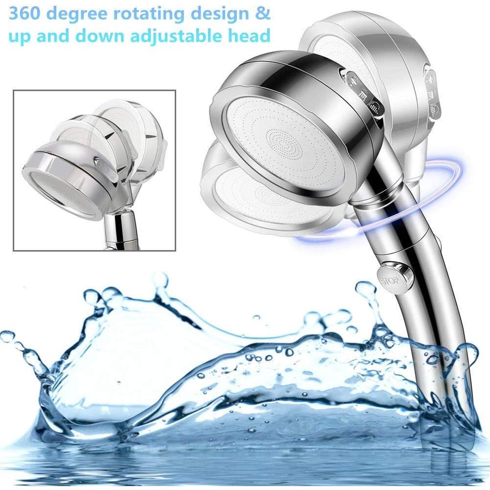 Cabezal de Ducha GENMAIGOU con Manguera 150 cm, 3 Modos
