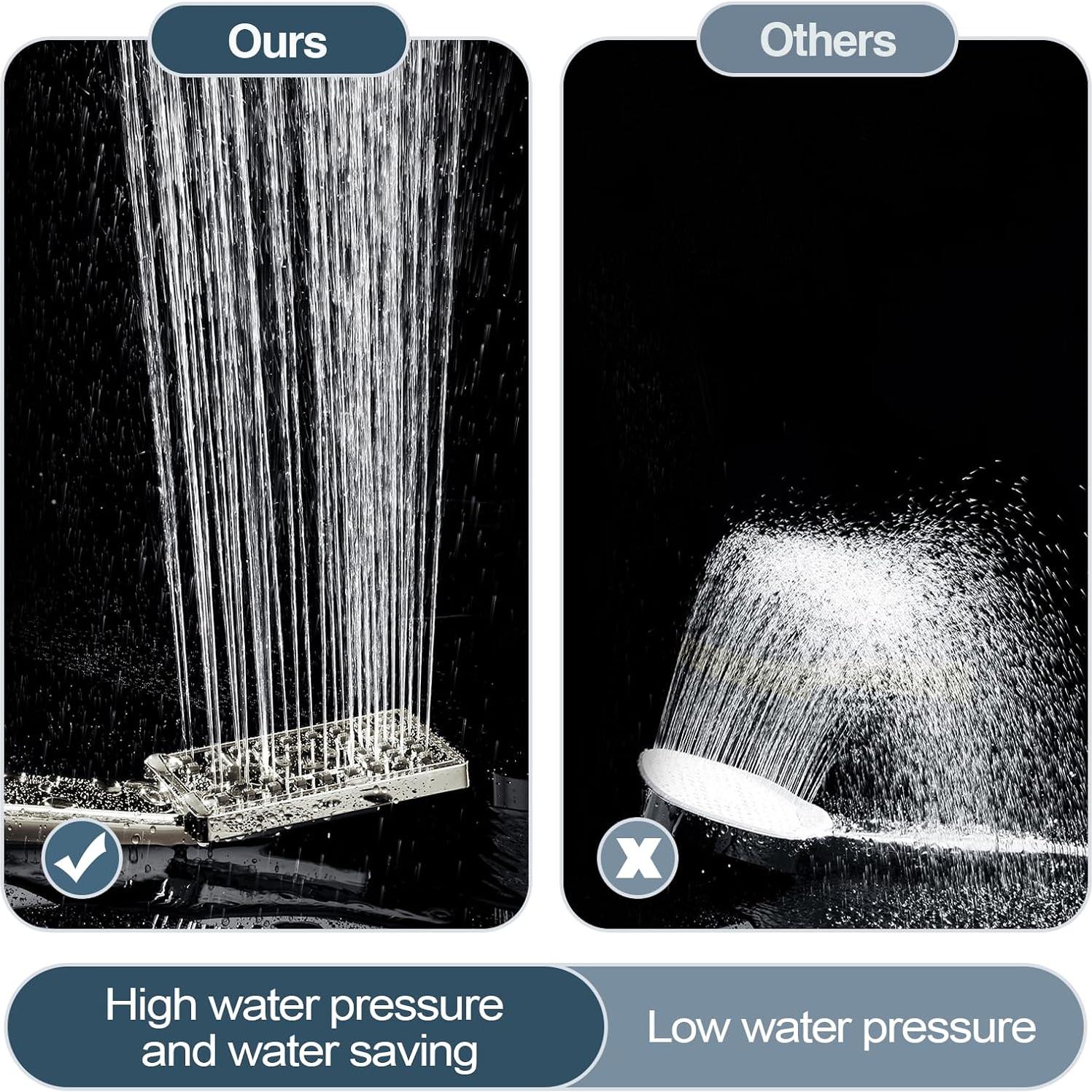 Cabezal de Ducha de Mano BRIGHT SHOWERS Alta Presión 3 Modos