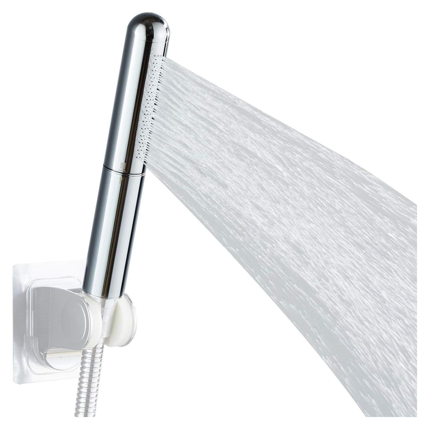 Cabezal de Ducha de Mano AAdct Cromo Redondo Alta Presión