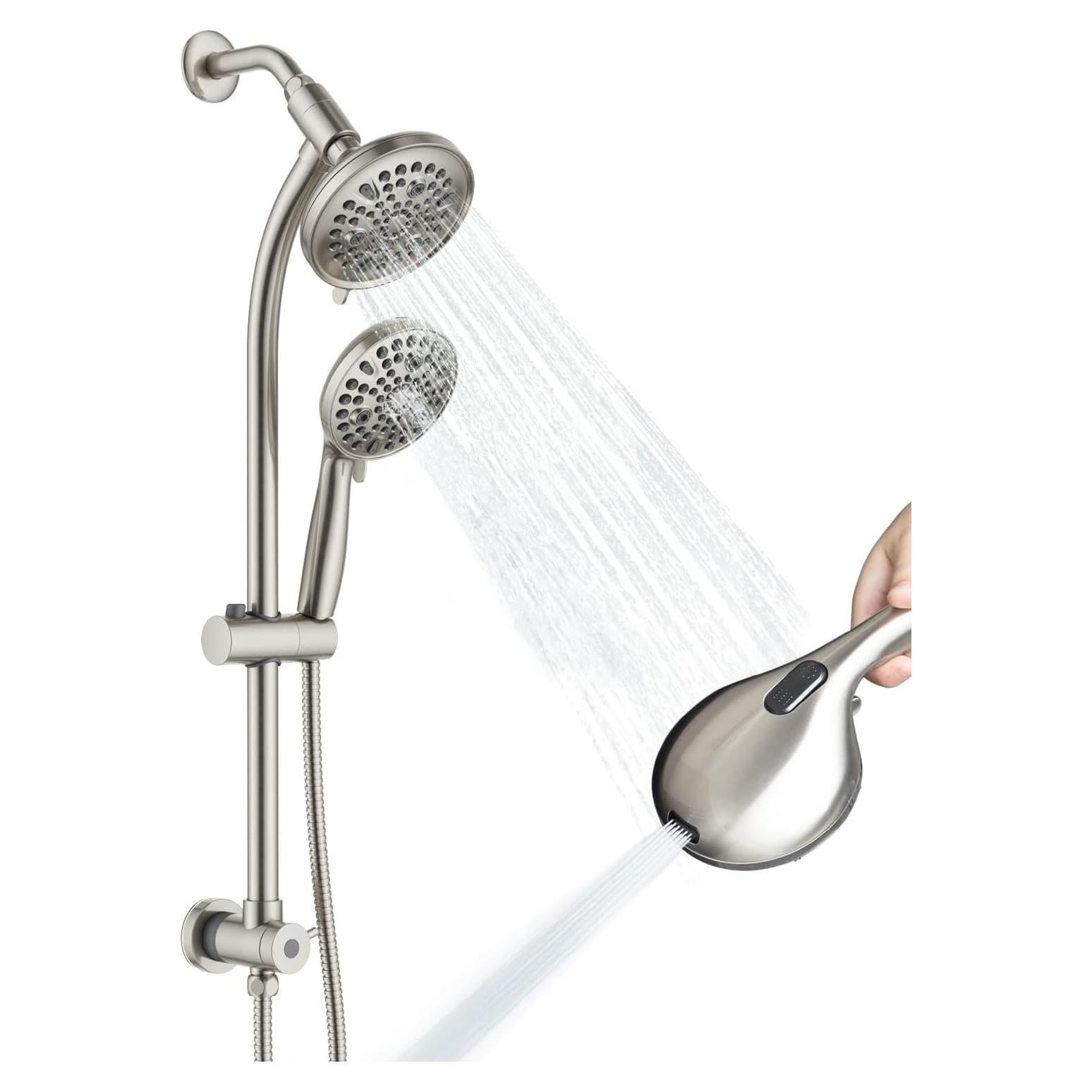 Cabezal de Ducha de Mano Egretshower 82 Modos Alta Presión 65.41 cm