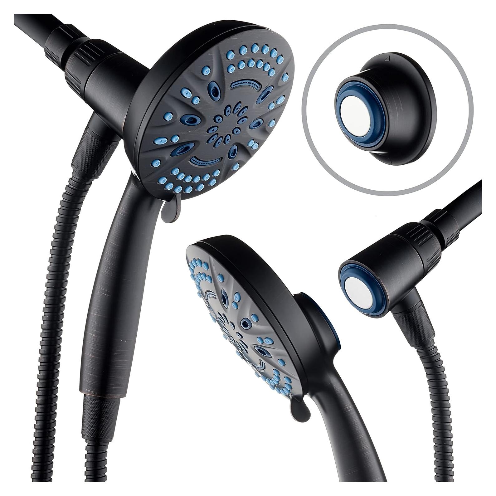 Ducha de Mano Magneton AquaCare 8 Modos Alta Presión 12.7 cm