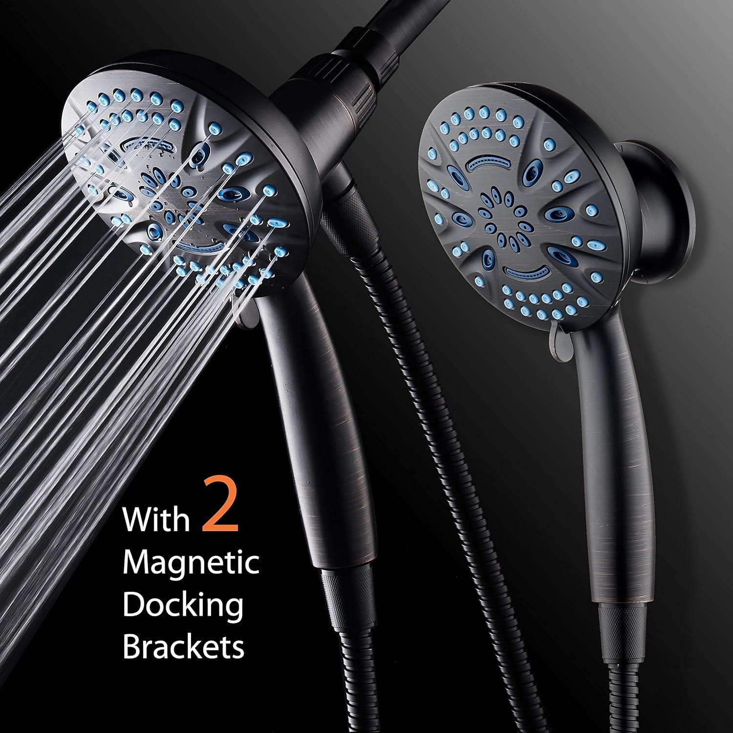 Ducha de Mano Magneton AquaCare 8 Modos Alta Presión 12.7 cm