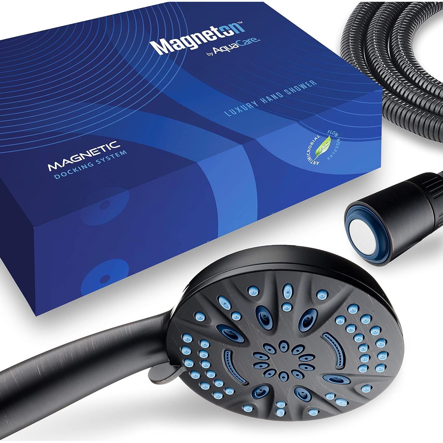 Ducha de Mano Magneton AquaCare 8 Modos Alta Presión 12.7 cm