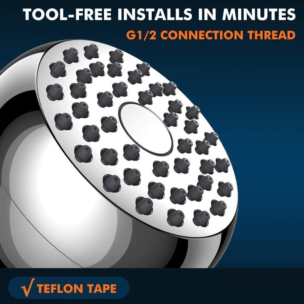 Cabezal de Ducha Alta Presión WASSA WASSA 7.62 cm