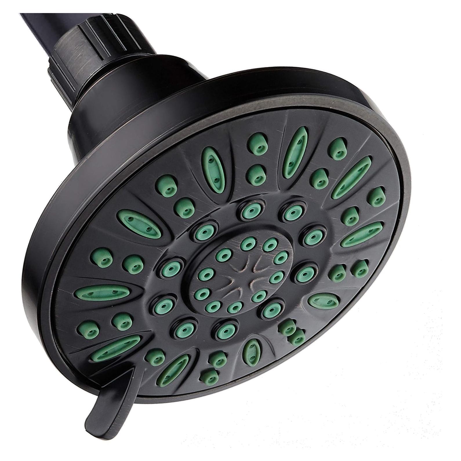 Cabezal de Ducha AquaDance 10.16 cm Alta Presión 6 Configuraciones