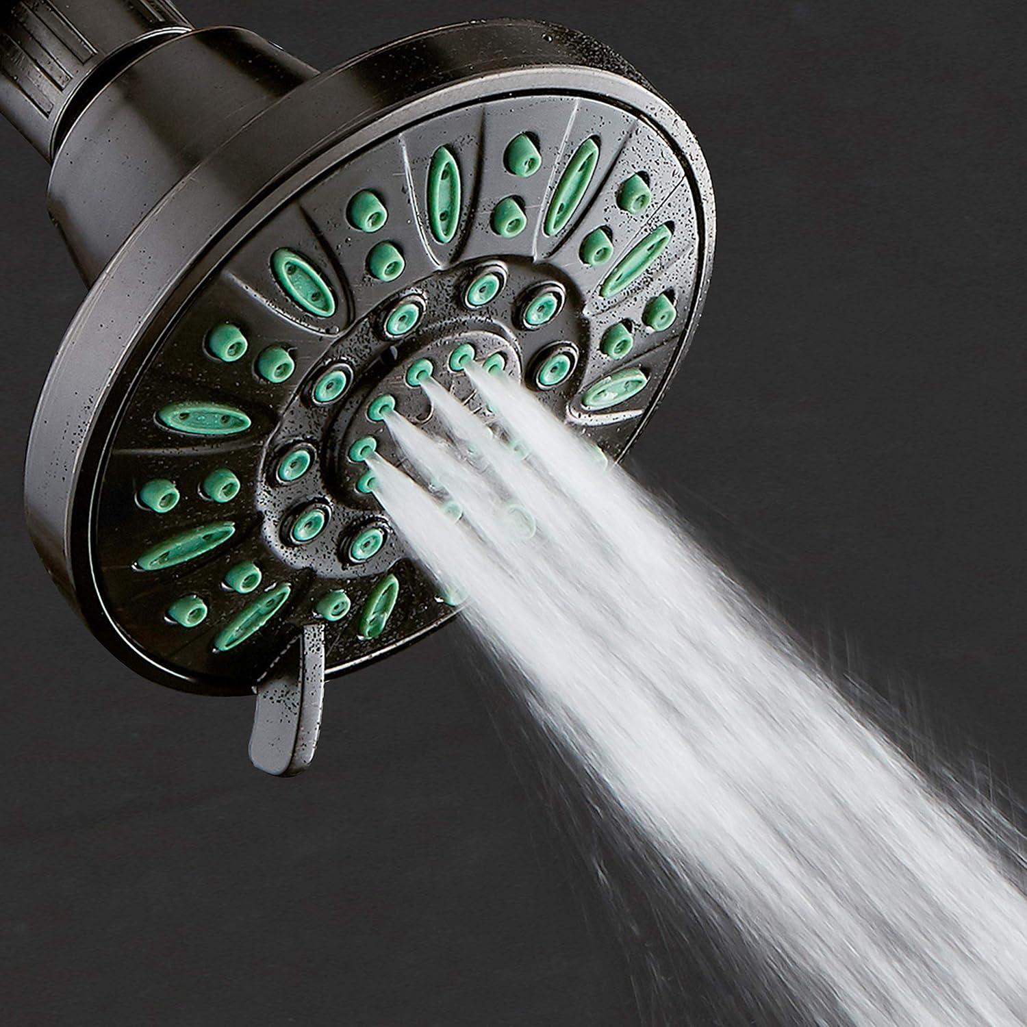 Cabezal de Ducha AquaDance 10.16 cm Alta Presión 6 Configuraciones