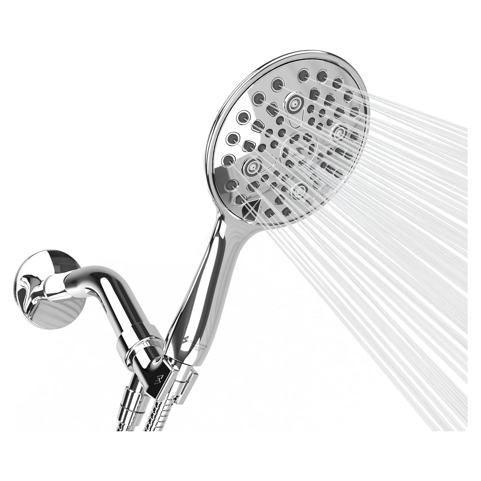 Cabezal de Ducha de Mano SparkPod Alta Presión 6 Funciones 177.8 cm