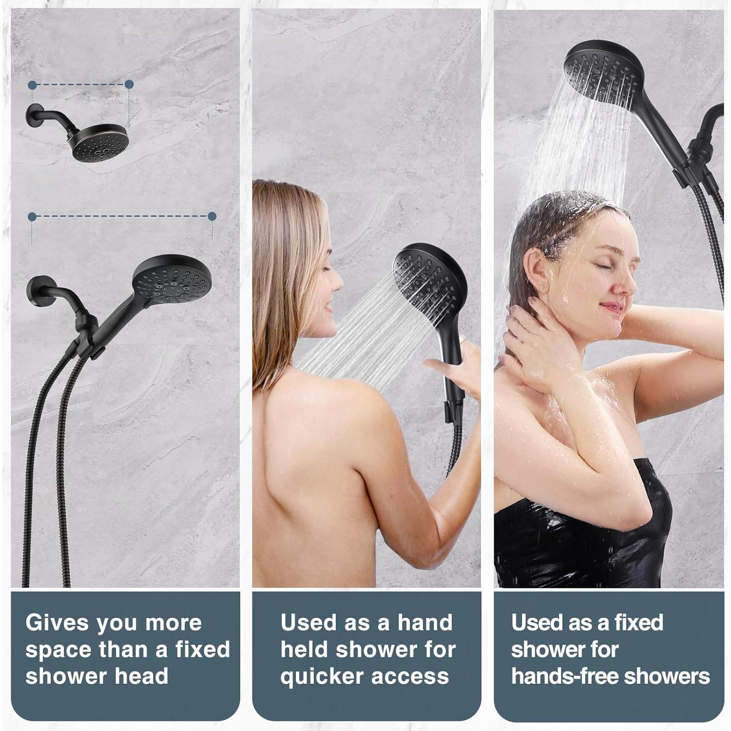 Cabezal de Ducha de Alta Presión Duchas Brillantes 9 Modos