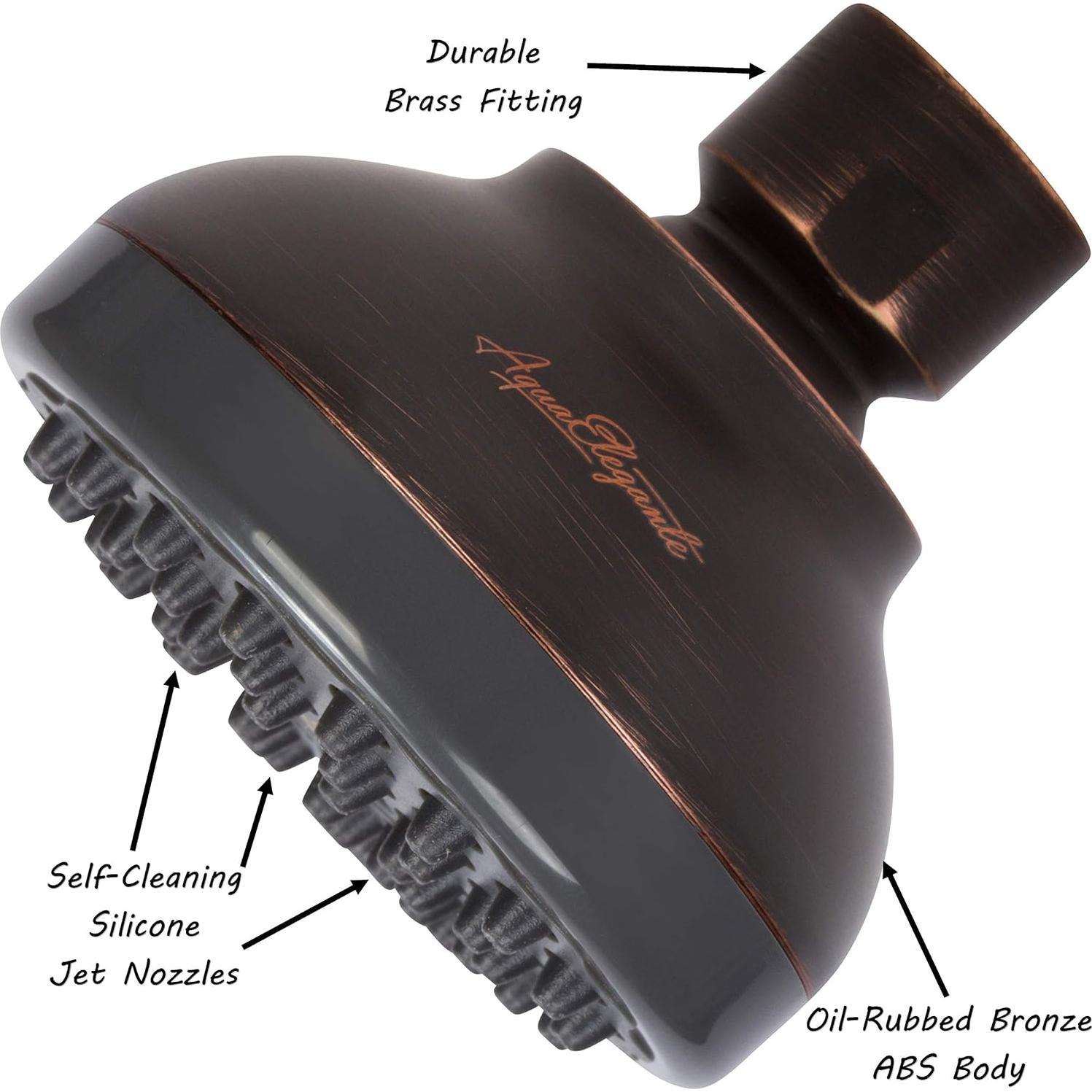 Cabezal de Ducha Aqua Elegante Aumento de Presión 9.5 L/min