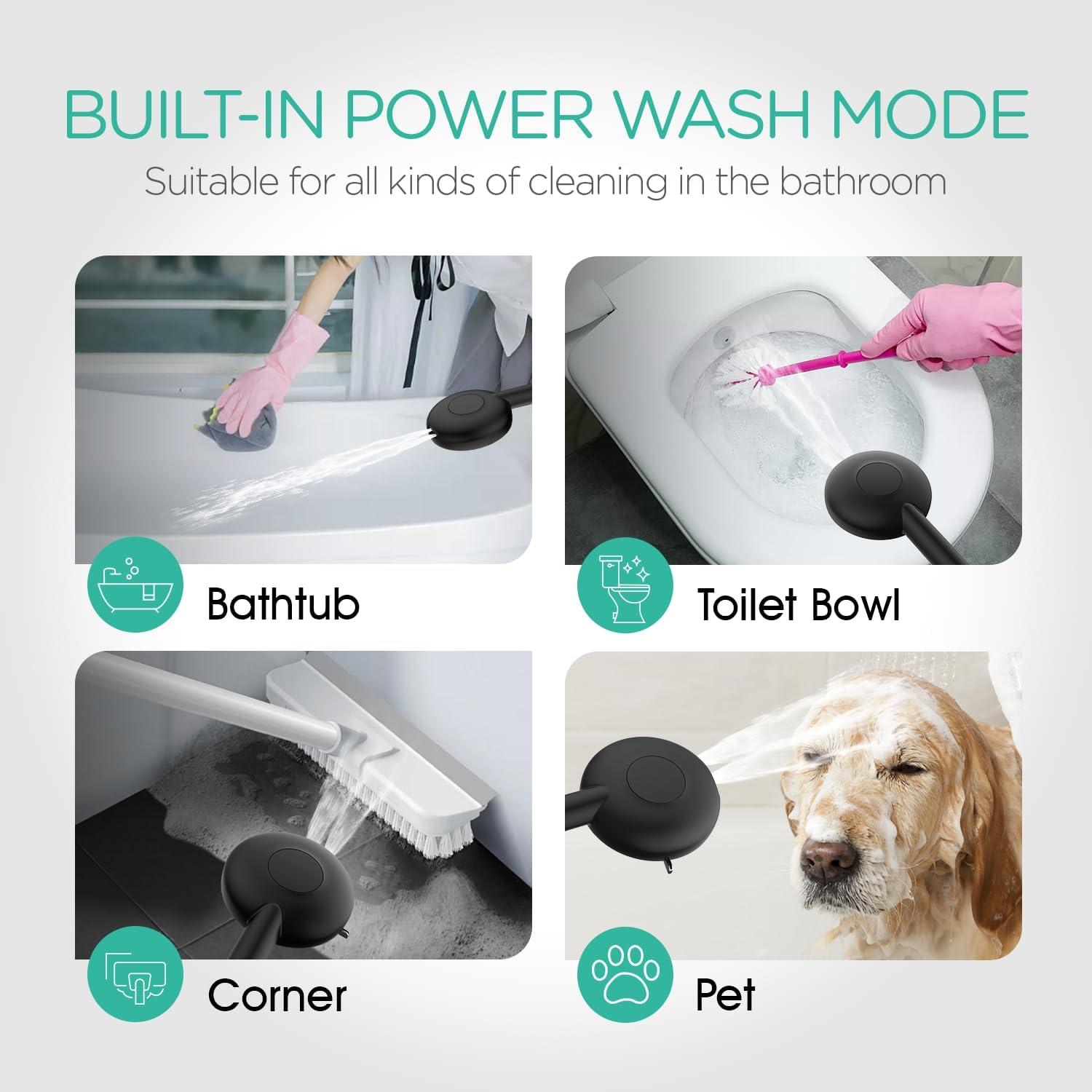 Cabezal de Ducha de Mano VOYOR-HEALTH SH101 8 Modos 150 cm